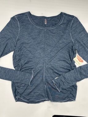 FP Movement Right On Run Long Sleeve Top I  Skyline